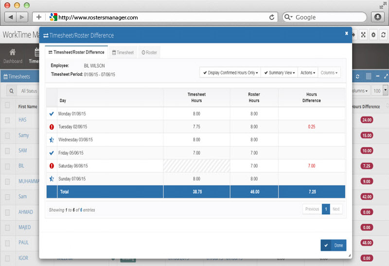 online employee timsheet